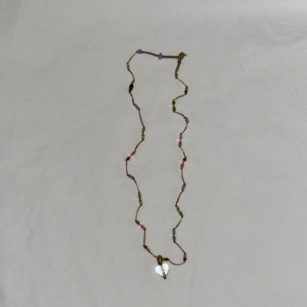 아뜰리에 파스텔 비즈 목걸이