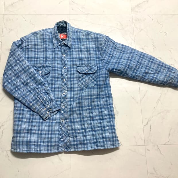 90s 스톰마스터 퀼팅 안감 셔츠 자켓 105-110