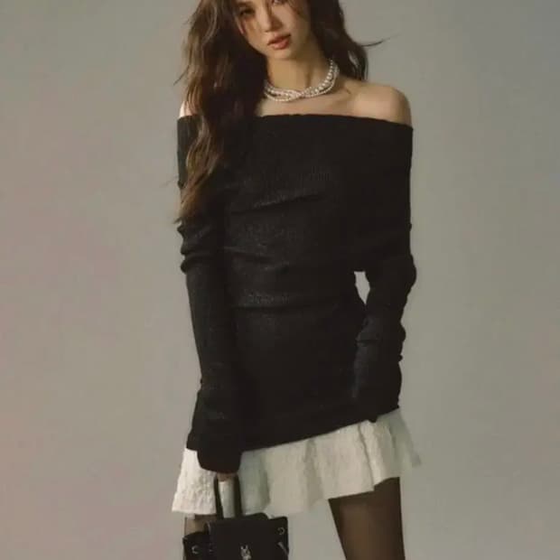 eelee fake two piece dress(단종)