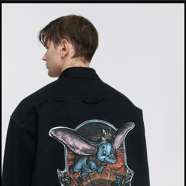 송지오 디즈니 콜라보 덤보 데님셔츠 50