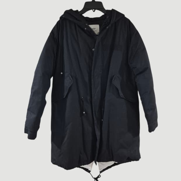 에비뉴서울 여자 오버핏 야상 오리털롱패딩