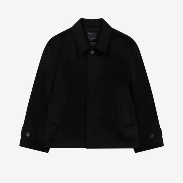엔도어 Short mac coat (black)