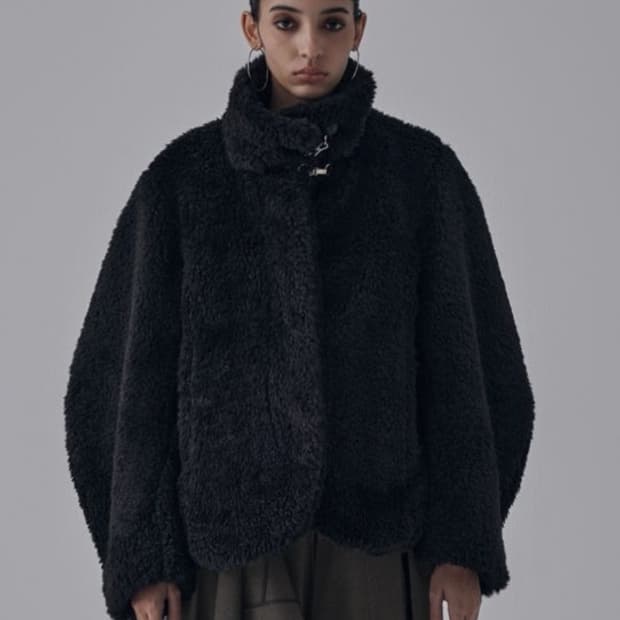 트리밍버드 메탈 후크 시어링 자켓 (새상품)