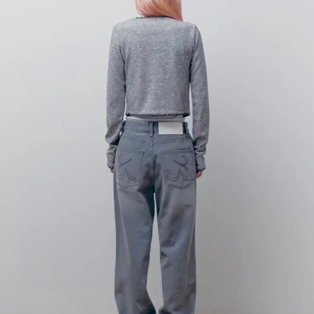 글로니 98 MID-RISE STRAIGHT FIT JEANS