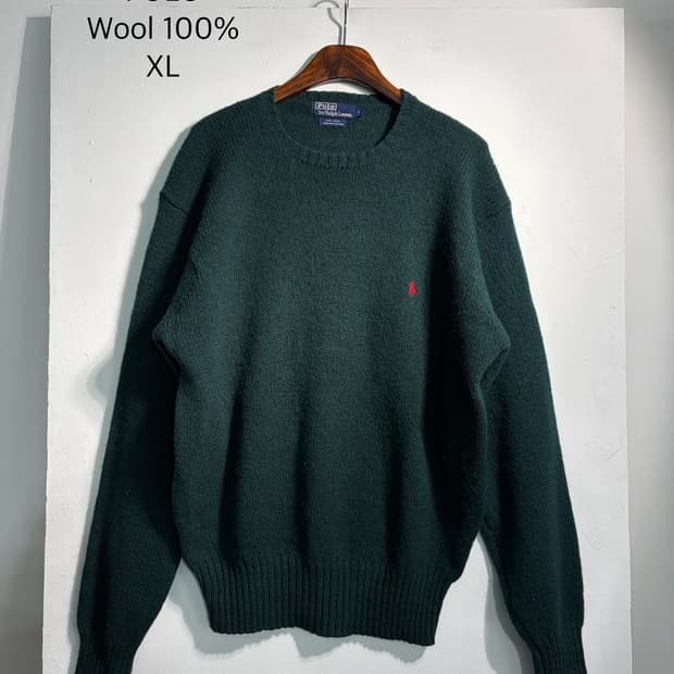Polo 폴로 랄프로렌  wool 100% 니트XL