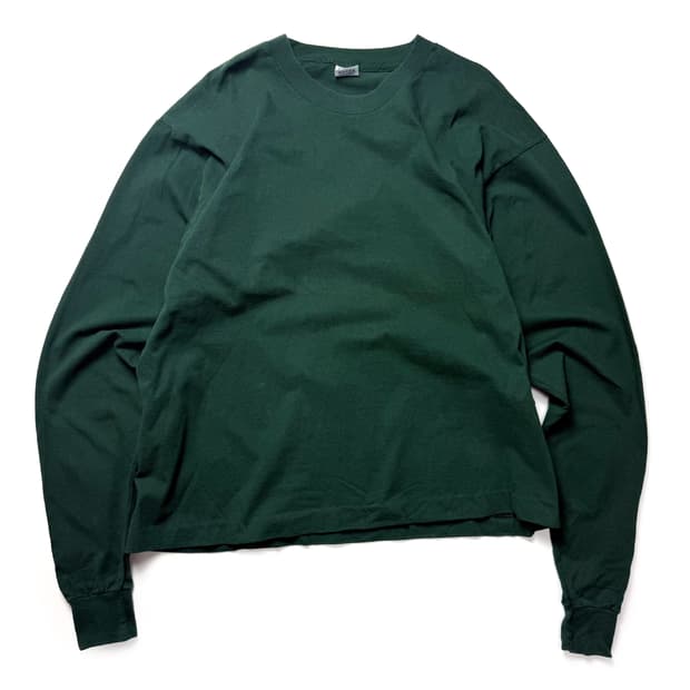 90‘s 빈티지 BVD 롱슬리브 플레인 티셔츠 USA