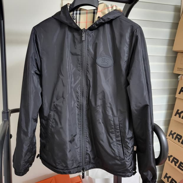 25SS 버버리 ekd 리버시블 체크 자켓 s