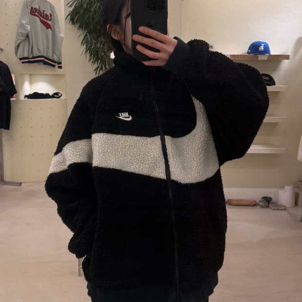 나이키 리버시블 쉐르파 나일론 자켓 U61