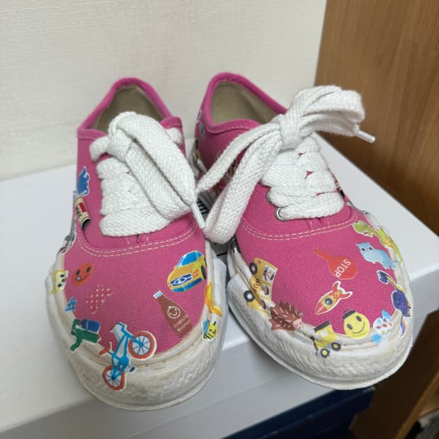 메종 미하라 야스히로 베이커 스티커 프린트 size 37