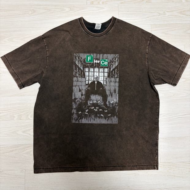 블랙아웃 피어스 브레이킹배드 티셔츠 m