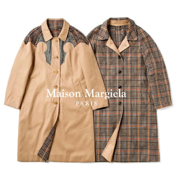 마르지엘라/컷아웃 양면 울 코트​