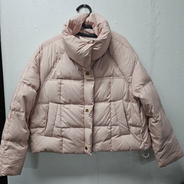 숏 패딩 점퍼 핑크  free