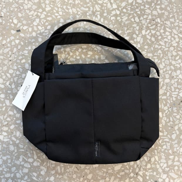 YSACCS Black Quilted Mini Tote Bag