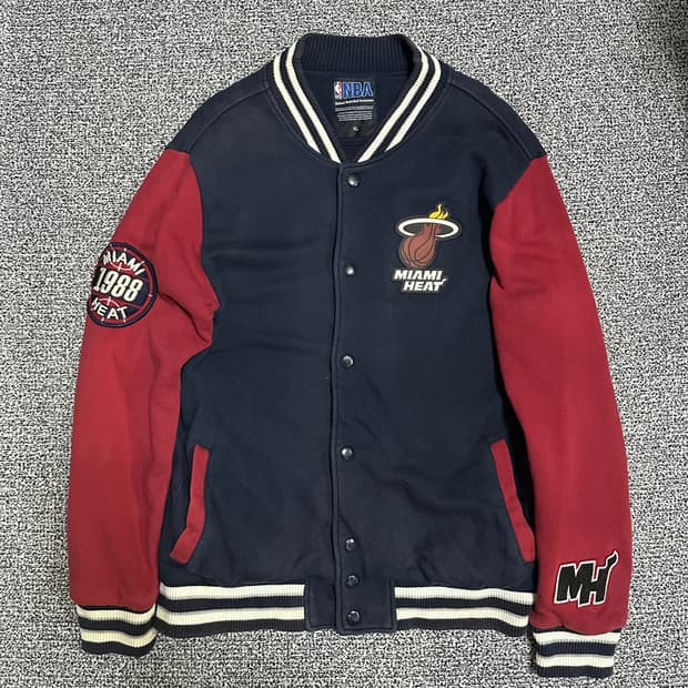 (XL) NBA 마이애미 히트 바시티 자켓
