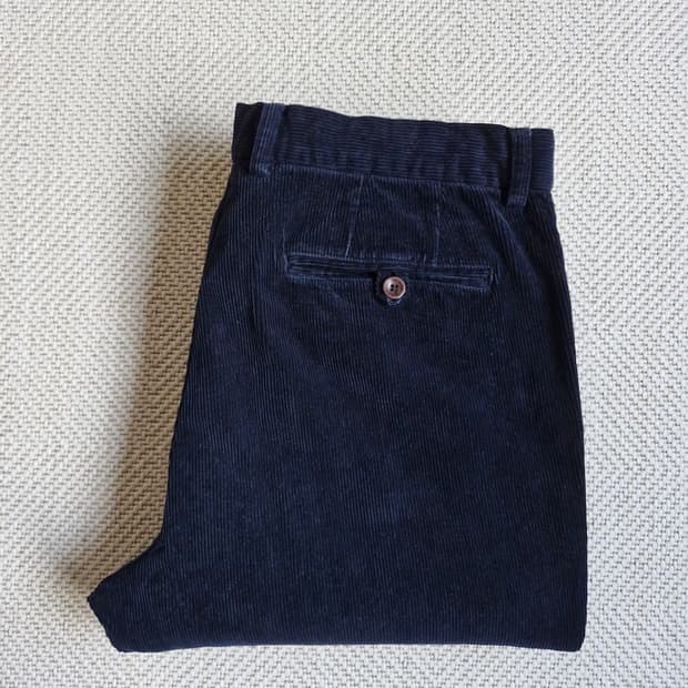 해지스 코듀로이 팬츠 네이비 33
