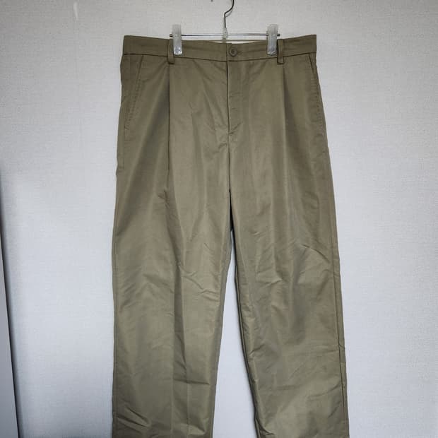 24년 마인드브리지 꾸뛰르 원턱 와이드 팬츠 남36