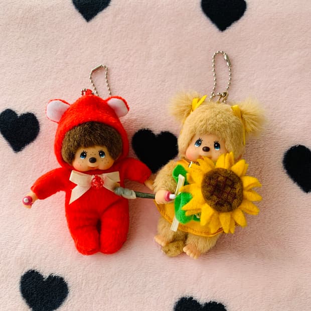 🌻고전 탄생석, 해바라기 몬치치 키체인