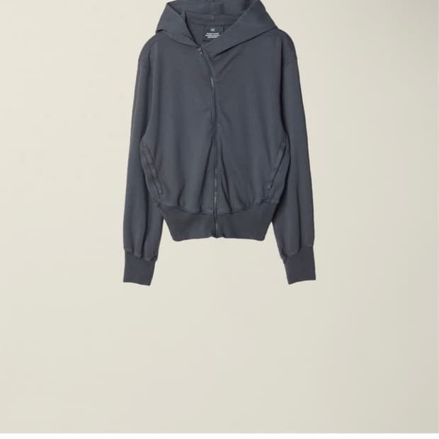 누마레 EE curved hooded jacket Charcoal L