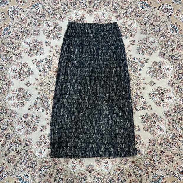 이세이미야케 플리츠 플리즈 롱 플리츠 스커트