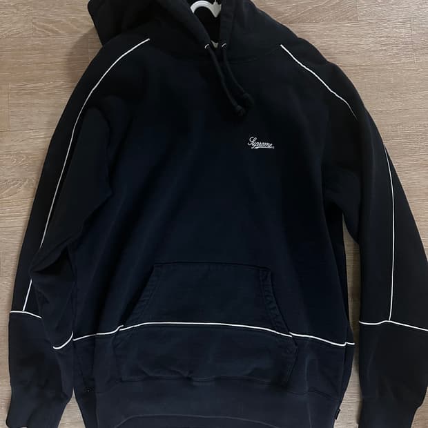 슈프림 18ss 후드티 블랙 L 팔아요 