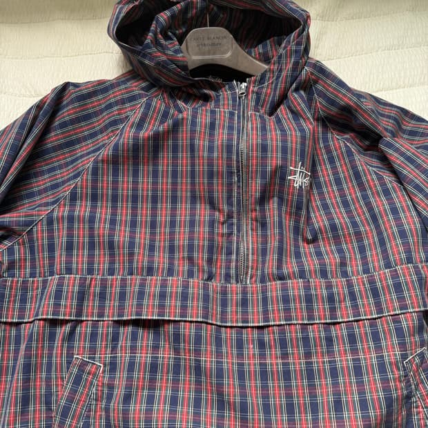 스투시 브러쉬드 코튼 아노락 l 