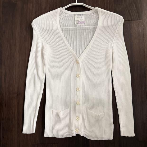 지방시 면100 가디건