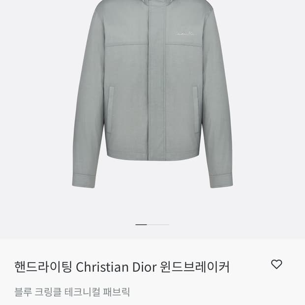 디올 핸드라이팅 바람막이