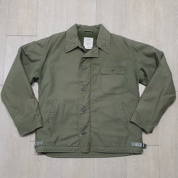 오리지널 미해군 a2 덱자켓 L 105 