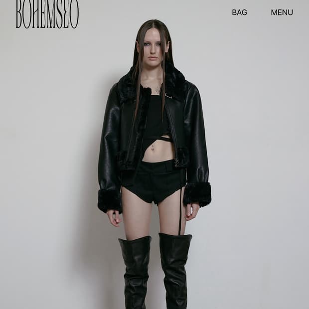 보헤미안서울 무스탕 24fw