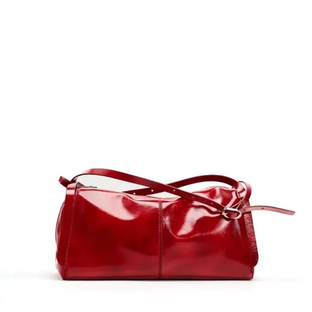 자라 레드 볼링백