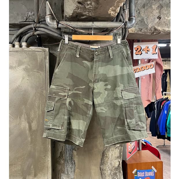 빈티지 Hco 1922 카모 카고 하프 팬츠 #csz3383