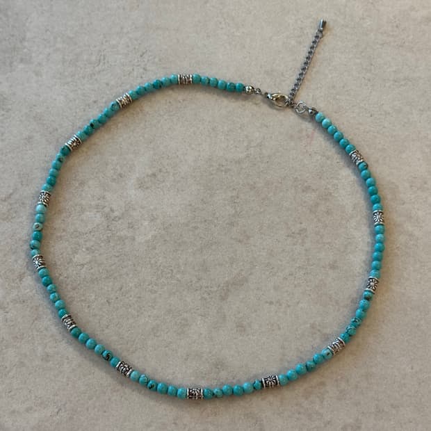 터키석 레이어드 목걸이