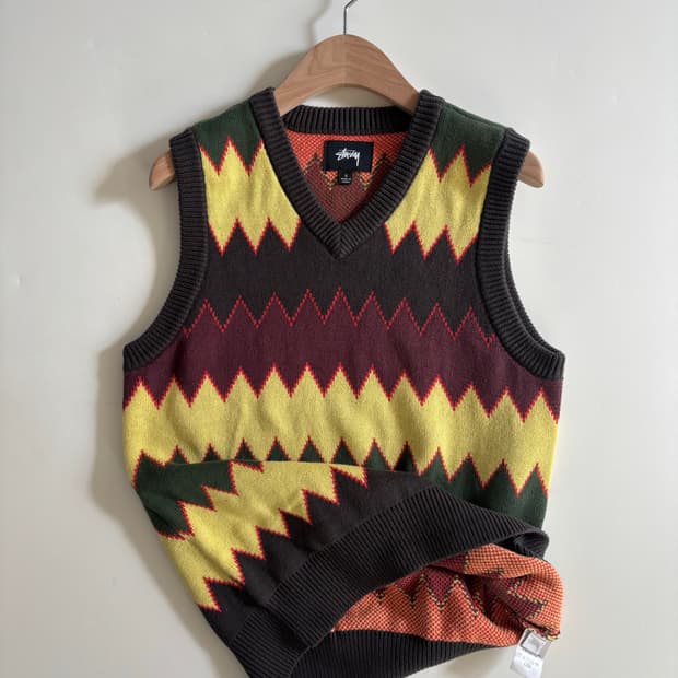 Stussy 스투시 헤이든 니트 베스트 