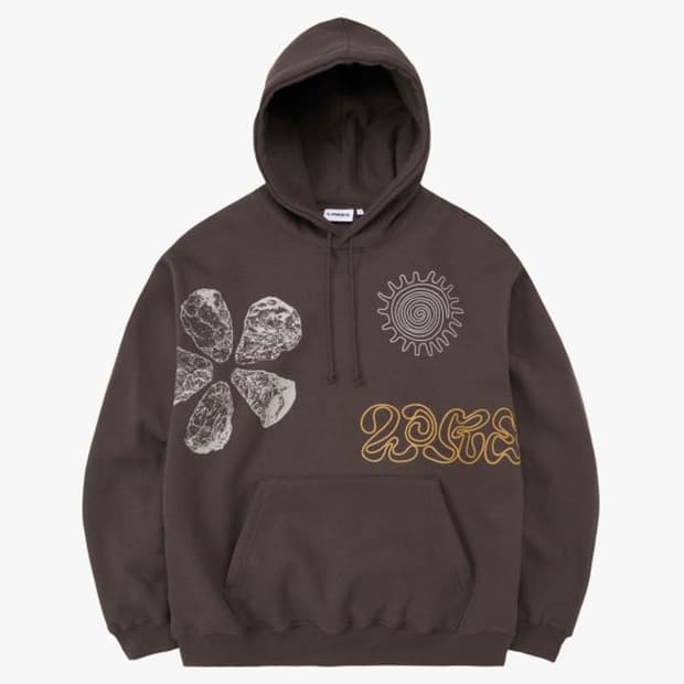 로어즈 기모 후드티