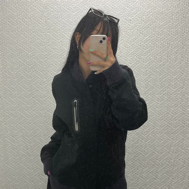 나이키 에어 디스트로이어 BB 패디드 블루종 집업 자켓 L C06804