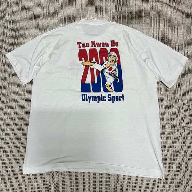90s 올림픽 태권도 빈티지 티셔츠