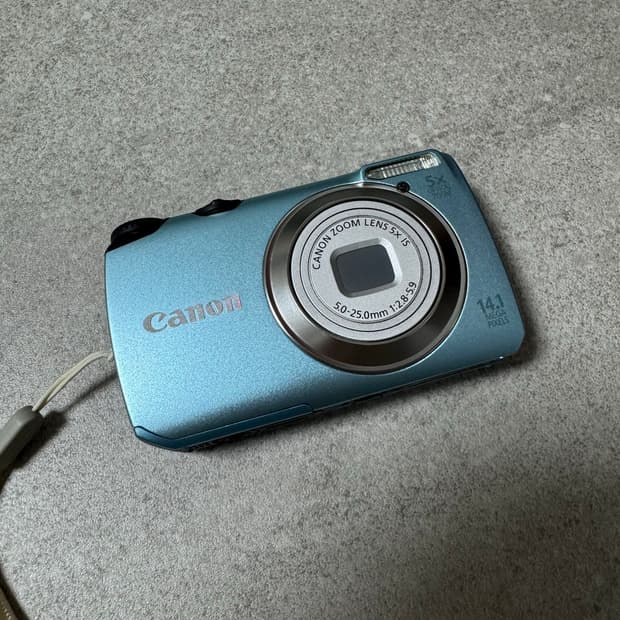 민트급! 캐논 파워샷 a3200 카메라 초희귀 컬러!