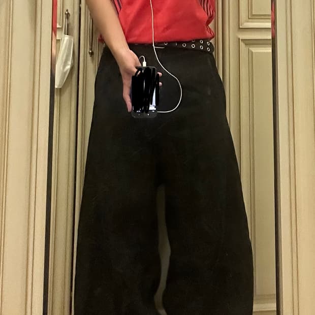 Woolenmaker baggy pants black