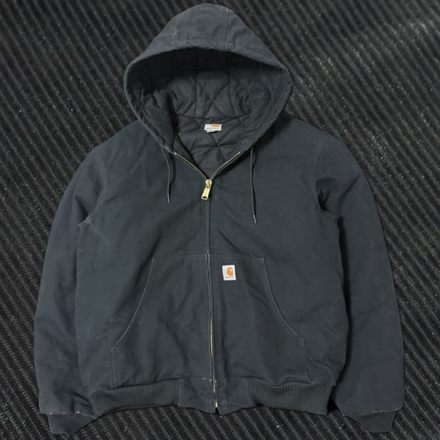 칼하트 j140 덕 액티브자켓 블랙