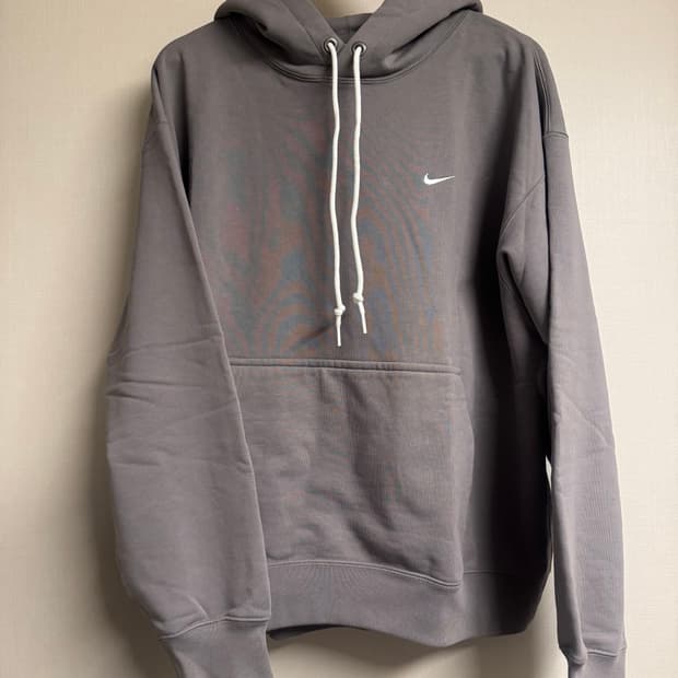 새상품/ 나이키NRG 솔로스우시 풀오버 후드티 아이언그레이 XXL