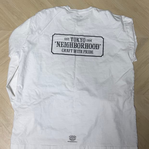 네이버후드 롱슬리브 xl