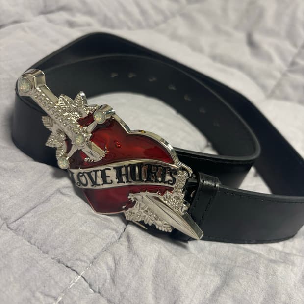 빈티지 하트벨트