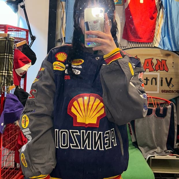 PENNZOIL navy racing jacket