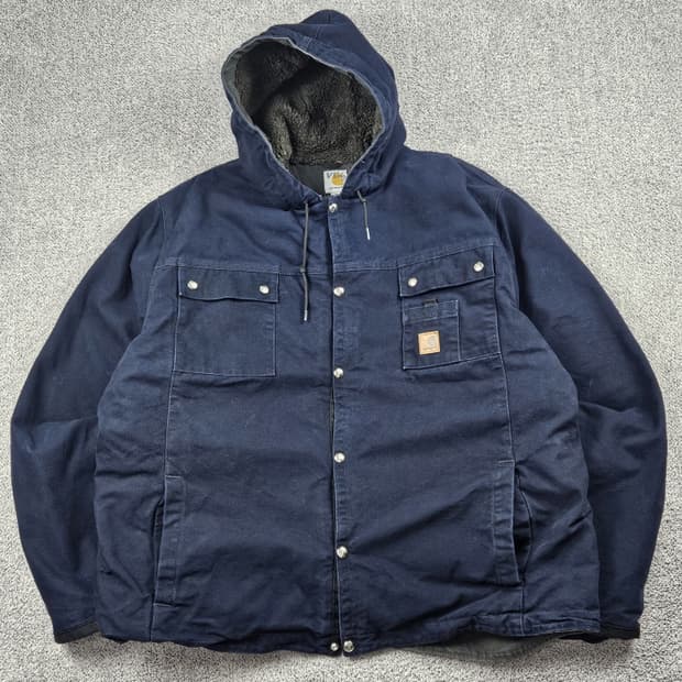 칼하트 J284 쉐르파 라인드 캔버스 워크 자켓 (2XL) / 10490