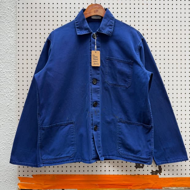 1970s FRIENDSHIP FADED NAVY 빈티지프렌치워크자켓