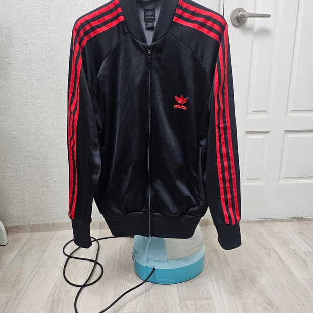 (100)L ☆초대장급☆ 아디다스 오리지널 슈퍼스타 [검빨] 트랙탑져지