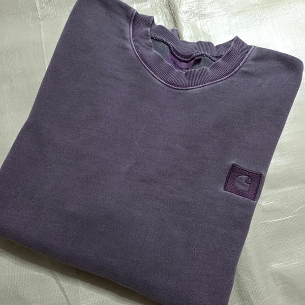 칼하트wip 피그먼트 스웻셔츠 L