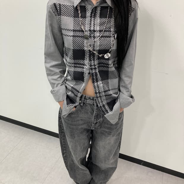 Alexander mcqueen Printed check shirt