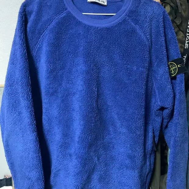 스톤 코튼 파일 맨투맨