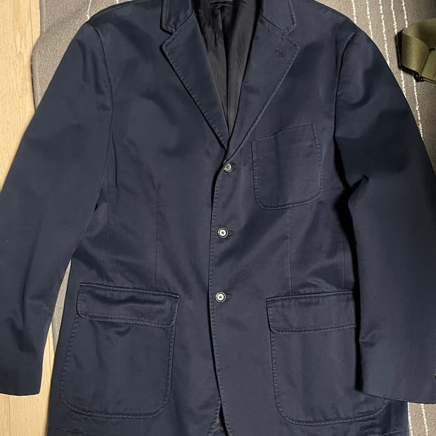 폴로 랄프로렌 네이비 코튼자켓 